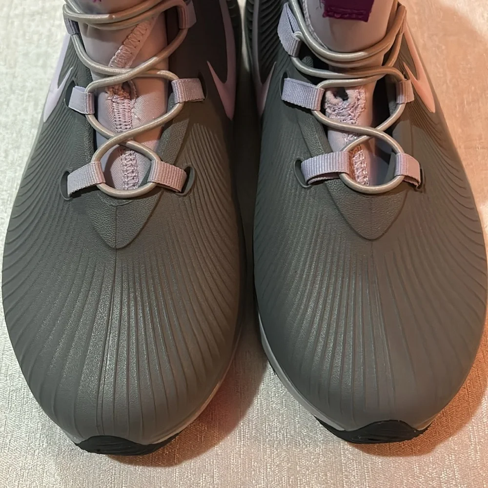 Nike Youths ‘Binzie’ Smoke Grey Violet High-Top Sneakers Size 3Y